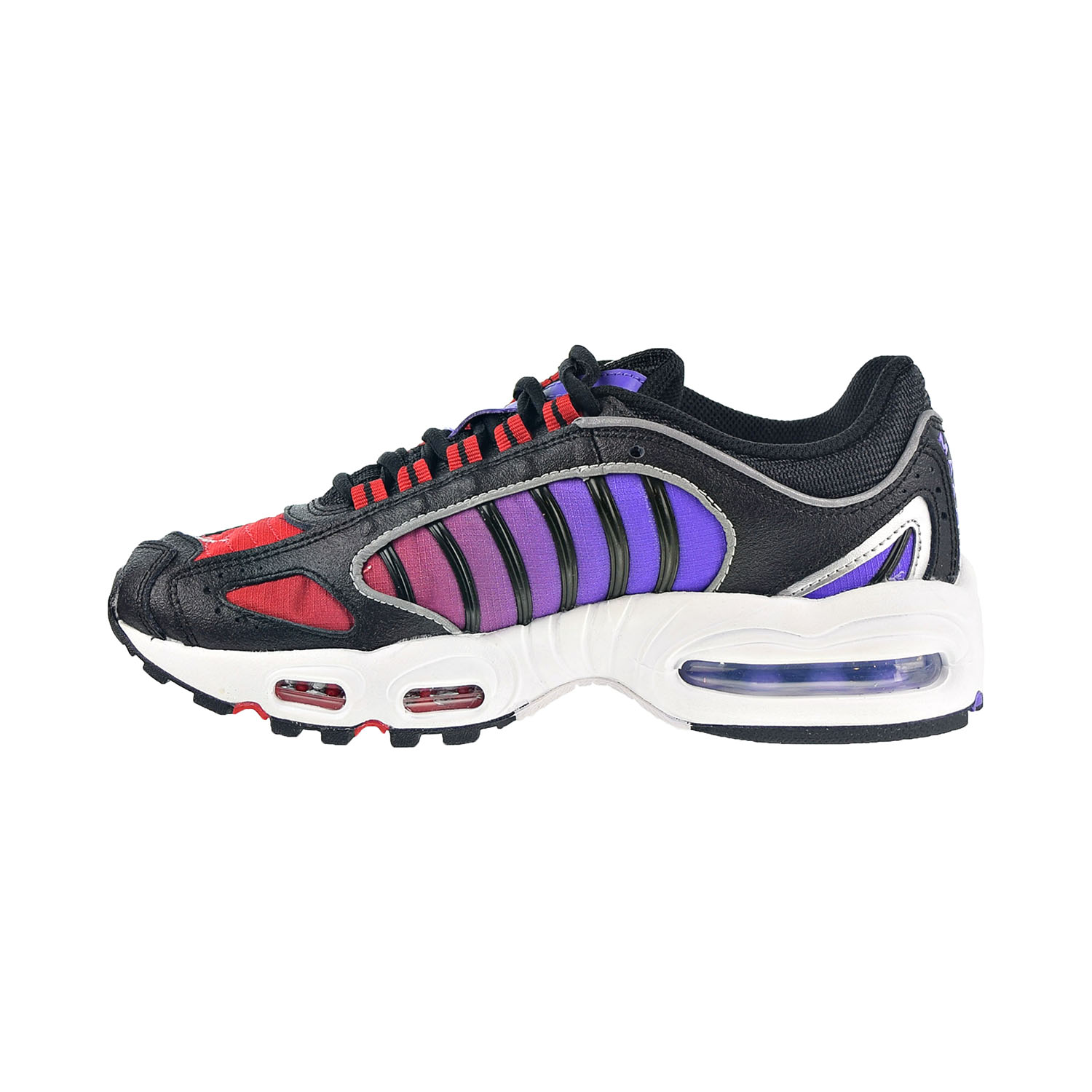 Nike Women's Air Max Tailwind IV Shoes Black-White-University Red-Psychic Purple cq9962-001 - image 4 of 6
