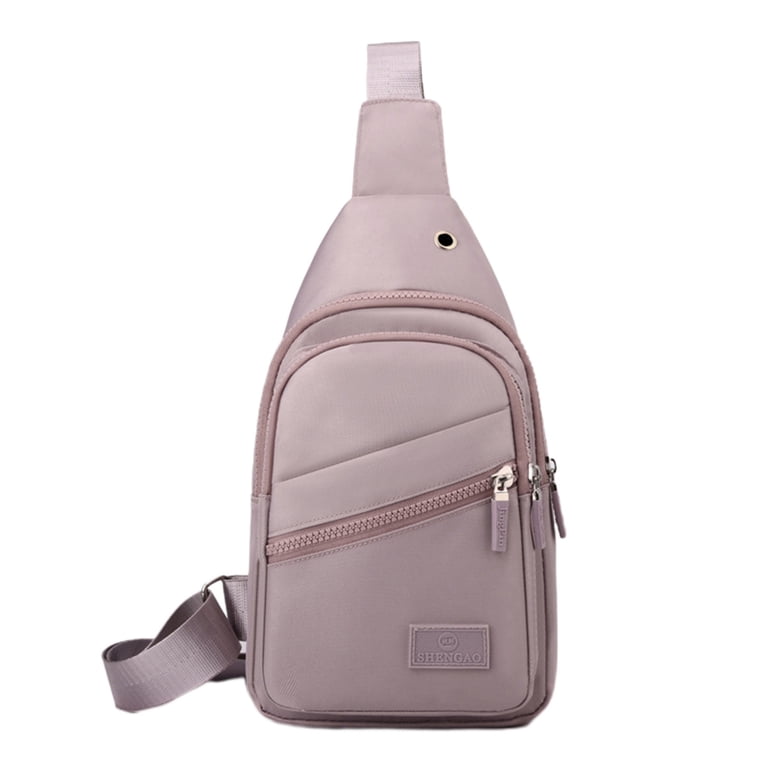 4595 Sling Backpack Purse Waterproof Chest Bags Women Navy Blue Waterproof Canvas Sling, Chest Bag, Backpack  main image 3