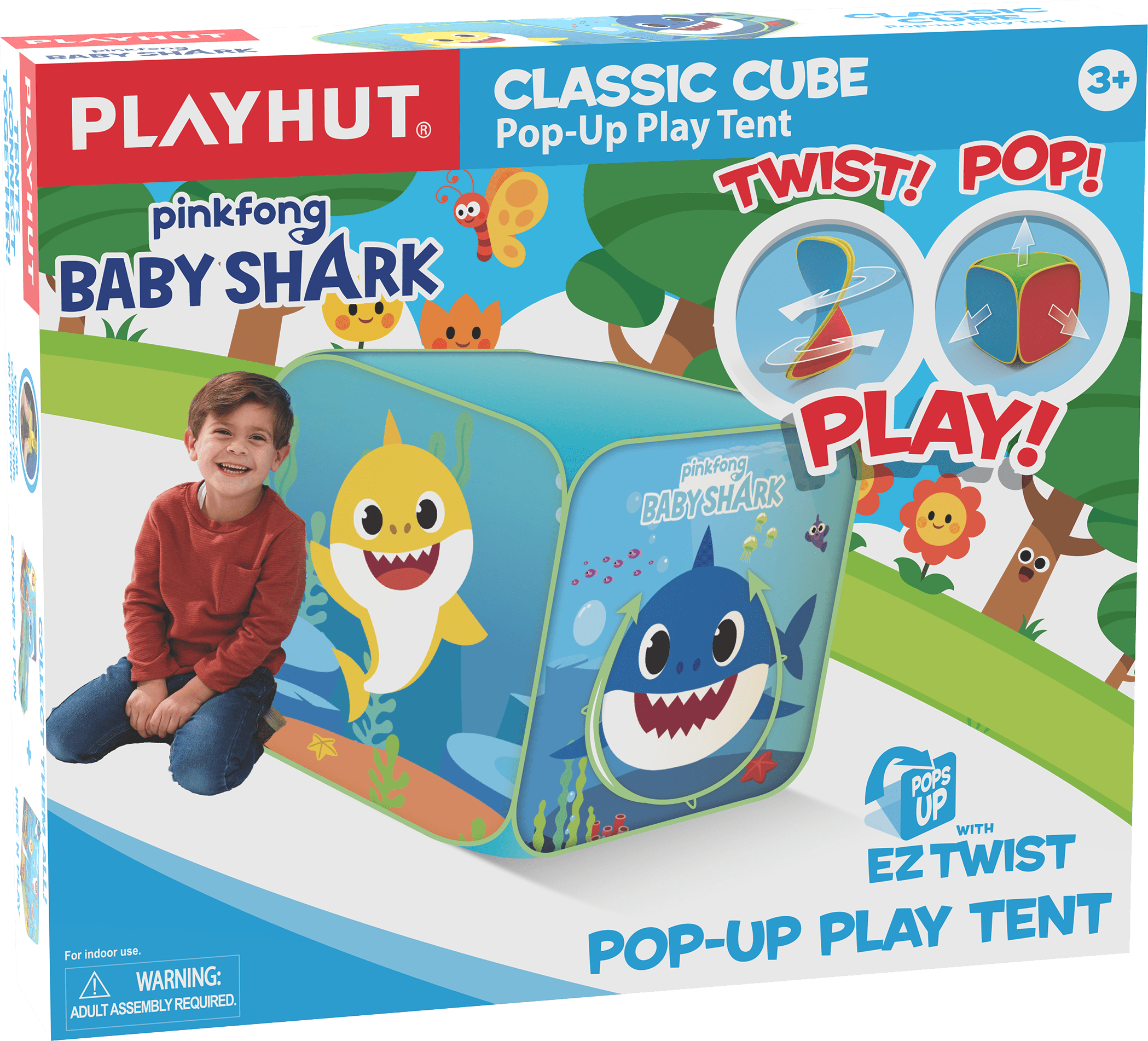 Baby Shark Childrens Play Time Pop Up Board Game, Ages 3-8