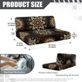 thumbnail image 7 of KUIFORTI Print Mandala RV Dinette Cushion Covers, Stretch Washable Slipcovers, Easy Installation Anti-Slip Covers for Camper Travel Trailer Booth Seat, 7 of 7