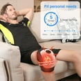 thumbnail image 3 of Electric Knee Massager - Cordless Heated Pad with 3 Air Pressure Intensities, 5000mAh Rechargeable Battery | Portable Body Massager for Knee Stress Relief, Gift for Men Women, Gray, 1 Pack, 3 of 10