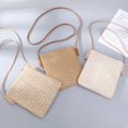 thumbnail image 4 of Douhoow Women Straw Bag Weave Shoulder Messenger Bag Casual Beach Crossbody Bag, 4 of 5
