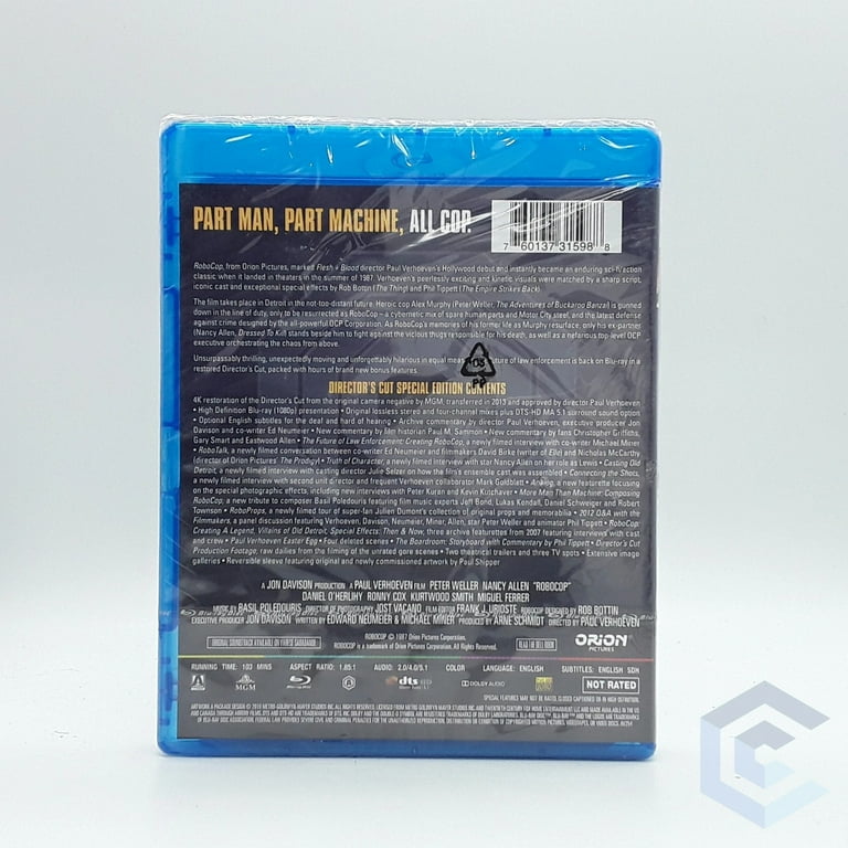 RoboCop Director's Cut (4kUHD Standard Edition) [Blu-ray]