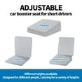 HOMBYS 3 Heights Car Booster Seat for Short Drivers Adjustable, Extra