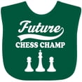 thumbnail image 3 of Inktastic Future Chess Champ Game Champion Boys or Girls Baby Bib, 3 of 4
