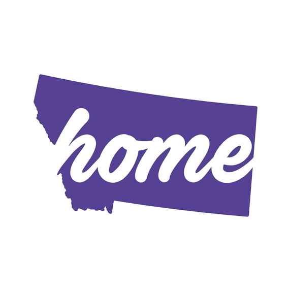 Montana Home Sticker Decal Die Cut - Self Adhesive Vinyl - Weatherproof - Made in USA - Many Color and Sizes - state shaped mt love