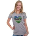 thumbnail image 3 of Nature Camping Hike Outdoor Adventure Womens Slim Fit Graphic Tee Brisco Brands S, 3 of 5