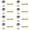 13mm silver, variant on Tibvox Multipurpose Decorative Screw Set for Mirror Mounting And Furniture Repair Corrosions Resisent Brass Materials Included