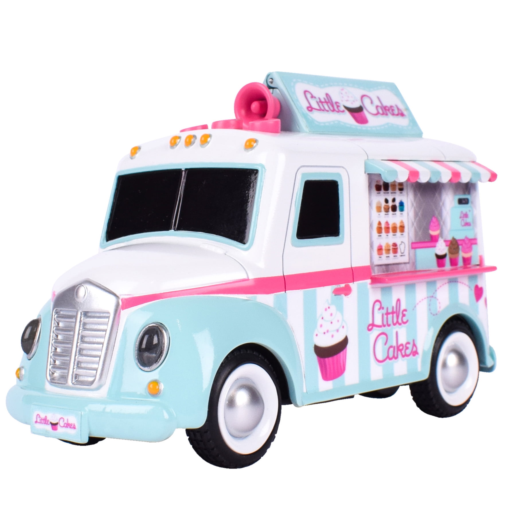 Maxx Action Food Trucks, 3 Pack with Lights & Sounds, Play Vehicles for Children Ages 3+Play Vehicles