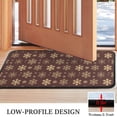thumbnail image 3 of Brown Christmas Snowflake Pattern Door Rugs,Washable Non Slip Door Mats Indoor,Decorative Door Mats,Entry Mat Indoor for Entrance,Bedroom,Kitchen,Bathroom,30"x17", 3 of 6