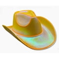 thumbnail image 2 of Adult's Yellow Deluxe Cowboy Hat with Party Wire Trim, 2 of 3