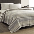 thumbnail image 2 of Eddie Bauer  Herringbone Blue Stripe Blanket, 2 of 2