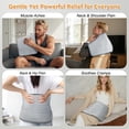 thumbnail image 3 of Heating pad for back pain and menstrual problems - Great Christmas gift for women, men, mothers, and fathers. Portable electric neck and shoulder heating pad, extra large, 10 heat settings, 43*84cm., 3 of 5