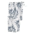 thumbnail image 4 of Women's La Cera 1487-2 100% Cotton Woven Sleeveless Printed Pajama Set (Lrg. White/Blue Floral M), 4 of 5