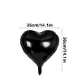 thumbnail image 3 of JingChun 10 Pcs Heart Shape Foil Mylar Balloons Love Balloons for Valentine's Day Birthday Party Decorations Wedding Engagement Romantic Decor, 3 of 6