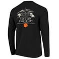thumbnail image 3 of Men's Black Clemson Tigers Comfort Colors Campus Nights Long Sleeve T-Shirt, 3 of 3