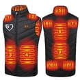 thumbnail image 2 of Penkiiy Heated Vest,Heating Vest Rechargeable,Warming Heated Jacket with 3 Heating Levels Unisex Battery Not Included Heated Vest Black, 2 of 8