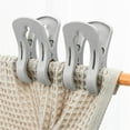 thumbnail image 5 of BAOQIN Plastic Clothespins,Heavy Duty Clothes Pins with Springs - Non-Slip Clipsstrong Grip Holder to Dry Laundry On Clothesline and Hanging Rack White, 5 of 9