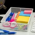 thumbnail image 2 of YBM Home White Mesh Drawer Organizer Tray for Kitchen and Desk Drawers  6” x 9” x 2”, 12 Pack, 2 of 10