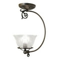 thumbnail image 4 of Meyda Lighting 12.5'W Auburn Wheat Gas Semi-Flushmount, Antique Brass - 36618, 4 of 7