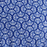 Paradise Fan Porcelain Beige Blue Gusto