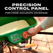 Scotts Turf Builder EdgeGuard DLX Broadcast Spreader for Grass Seed, Fertilizer, Salt and Ice Melt