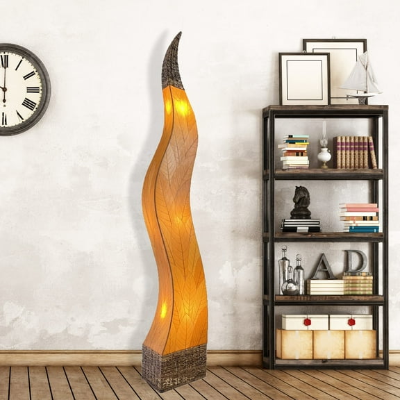 Eangee Flame Giant Floor Lamp Orange