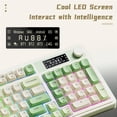thumbnail image 4 of AULA S99 Pro, 99-Key, Wireless, Membrane, Gaming Keyboard, RGB, 5-Layer Padding, 2000 mAh Battery, Knob, Digital Screen, 4 of 7