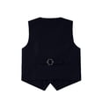 thumbnail image 6 of LIJCC Toddler Boy Formal Suit Clothes Gentleman Wedding Dress Outfit Long Sleeve Dress Shirt Waistcoat Suspender Pants 3 Pcs Set(Black,3-4 Years), 6 of 9