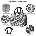 thumbnail image 4 of Womens White and Gray Of Leopard Print Lunch Box for Work,Insulated Lunch Bag for Women,Loncheras Para Mujer,Leakproof Adult Lunch Bag for Work,Beach,Travel,Picnic,Camping, 4 of 7