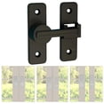 thumbnail image 3 of Pestillo de puerta Pestillo de puerta Hardware antipérdida duradero Perno de puerta interior Cerradura deslizante para granero Baño Dormitorio Oficina negro, 3 of 8