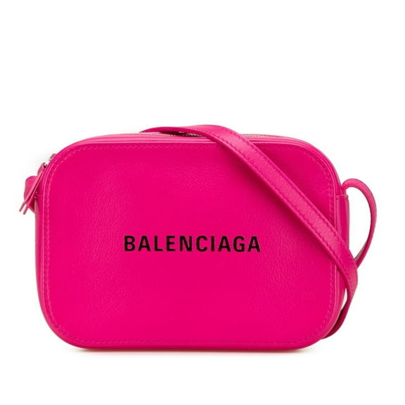Pre-Owned Balenciaga Everyday Crossbody Shoulder Bag/Camera Bag 552372 Pink Leather... (Good)