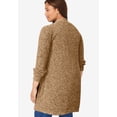 thumbnail image 2 of Woman Within Plus Size Button-Front Shaker Cardigan Sweater, 2 of 6