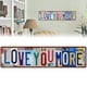 thumbnail image 5 of Bearachild Artesanías de metal, decoración de pared para bar, letreros de calle retro, llamativos letreros de Love More para espacios Decoración del hogar (20.3 x 7.6 cm), 5 of 6