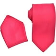 thumbnail image 3 of Men's Premium Solid Vest - Necktie – Bow Tie - Pocket Square 4 Piece Set for Suits & Tuxedos, 3 of 4