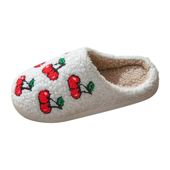 YLYL House Slippers for Women Men Plush Warm Fuzzy Slippers Cozy Memory Foam Bedroom Slip on Shoes