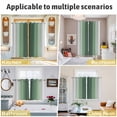 thumbnail image 5 of Green Grey Ombre Kitchen Curtains Window Panels, Farmhouse Gradient Minimalist Insulated Window Treatment Curtain, Grommet Curtains for Bedroom/Living Room/Bathroom, 2 Piece 42"Wx54"L, 5 of 8