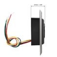 thumbnail image 4 of Interruptor de salida sin contacto de 12V Unique Bargains con inducción infrarroja, contacto NO/NC/COM, luz LED 86x86, 4 of 5