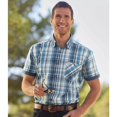 thumbnail image 3 of Atlas For Men Mens Checked Shirt, 3 of 5