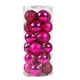 thumbnail image 2 of Paquete de 24 adornos navideños de 30 mm para árbol de Navidad | Bolas colgantes de plástico brillante para decoración navideña | Set de decoración para fiestas y el hogar, 2 of 5
