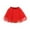Red, variant on WhouRiu Children Girls Skirt Elastic Waist Solid Tiered Mesh Princess Skirt Toddler Girls Cute Party Skirt Black,Sizes 9