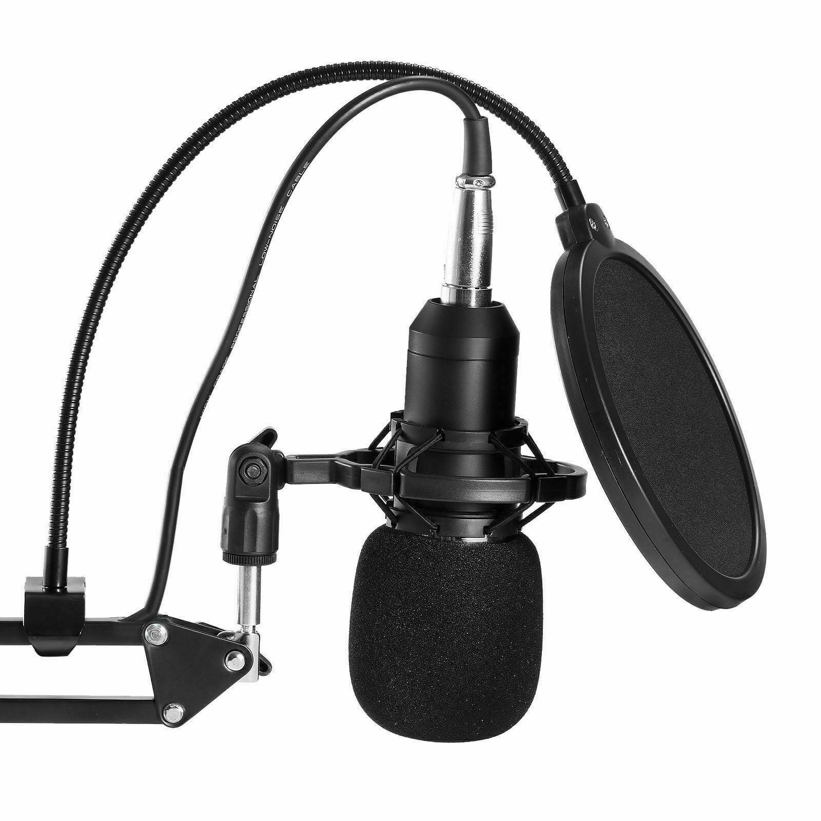 Condenser Microphone Bundle, Professional Cardioid Studio 