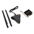 thumbnail image 3 of PCIE Wifi Card, Aluminium Alloy PCIE WiFi Adapter  5.2  For Desktop Computer For, 3 of 8