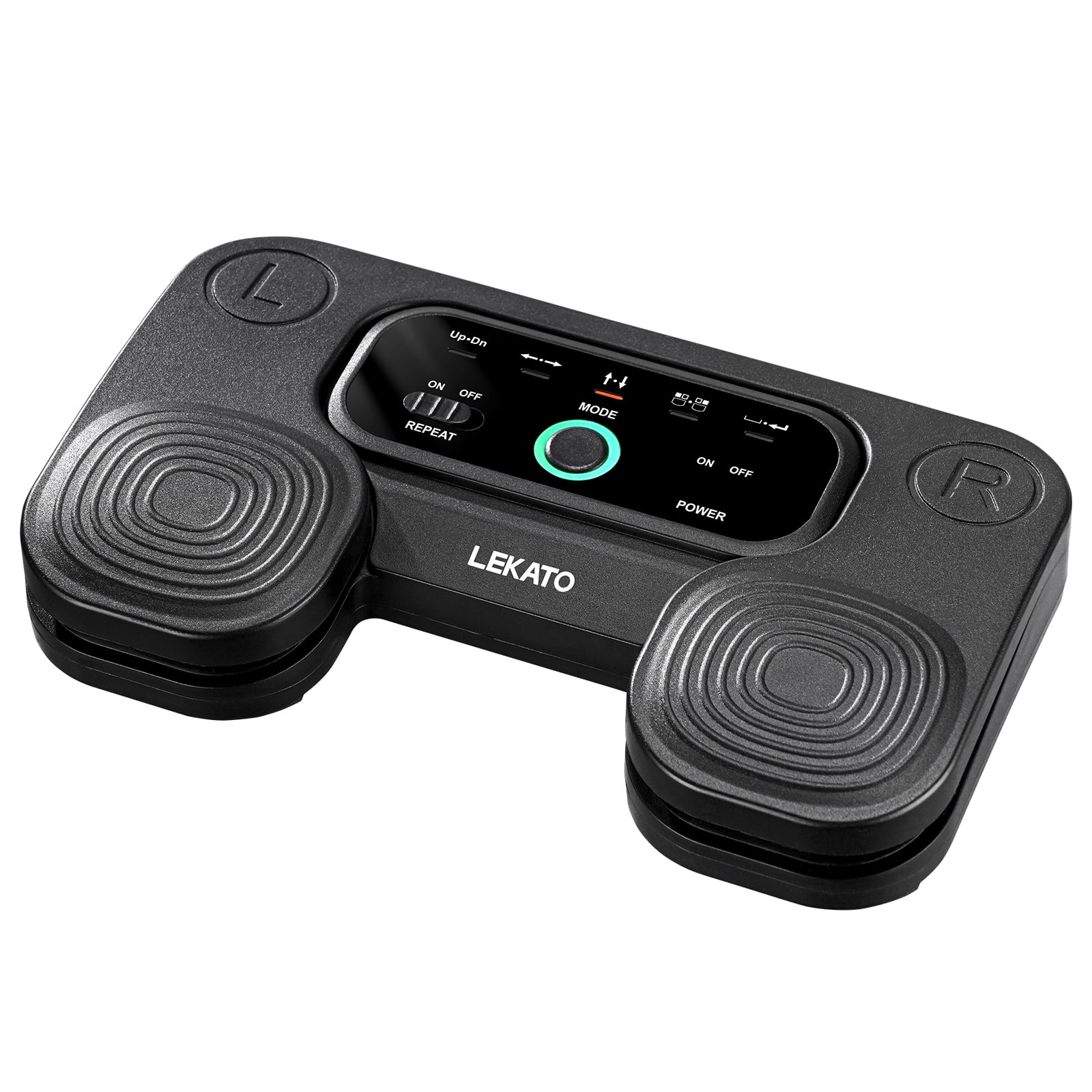 LEKATO Wireless Bluetooth Page Turner Pedal for Automatic ForScore, Guitar Pro, 5 Modes, Compatible with Windows/Mac/Android, USB-C Charging