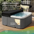 thumbnail image 5 of Lifesmart LS600DX, 7-Person, 65 Jet, 230-Volt Spa, Arctic White/Coastal Gray, 5 of 20