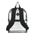 thumbnail image 6 of Eastsport Unisex Clear Backpack with Pencil Case, Black, 6 of 9
