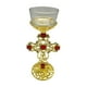 thumbnail image 5 of Portavelas con forma de cruz y crucifijo, soporte para velas votivas, centro de mesa para el hogar, 5 of 9