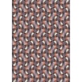 thumbnail image 1 of Ahgly Company Indoor Rectangle Patterned Maroon Purple Novelty Area Rugs, 5' x 8', 1 of 6