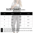 thumbnail image 7 of Czanzd Women's Denim Overalls Loose Fit Casual Bib Jumpsuit-Black,L, 7 of 7