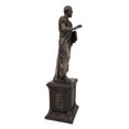 thumbnail image 2 of Aristote Statue Philosophie Bronze Finition, 2 of 5